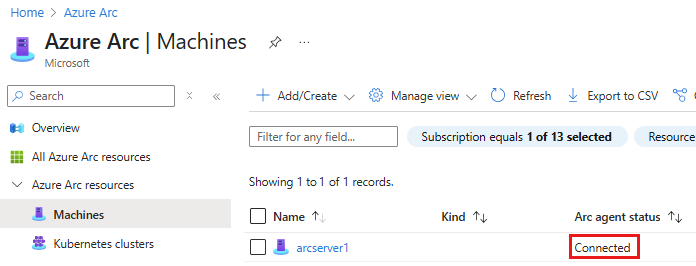 PORTALE AZURE REALE · SERVER ARC-ENABLED · FONTE: MICROSOFT LEARN