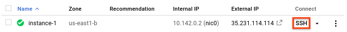 CONSOLE REALE · COMPUTE ENGINE SSH · FONTE: GOOGLE CLOUD DOCS