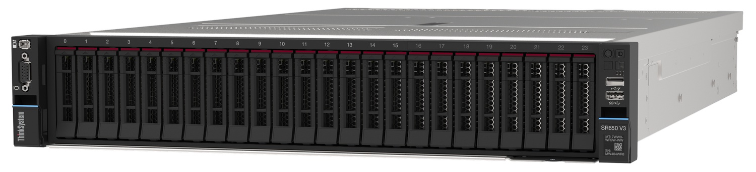 FOTO UFFICIALE LENOVO · THINKSYSTEM SR650 V3 (INFRASTRUTTURA TRUSCALE) · FONTE: LENOVO PRESS