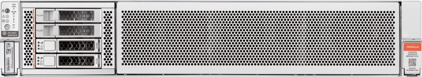 FOTO UFFICIALE ORACLE · EXADATA X11M DATABASE SERVER · FONTE: ORACLE DOCS