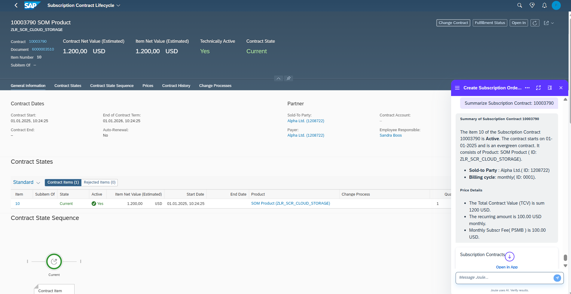INTERFACCIA REALE · JOULE SU S/4HANA CLOUD PRIVATE EDITION · FONTE: SAP NEWS