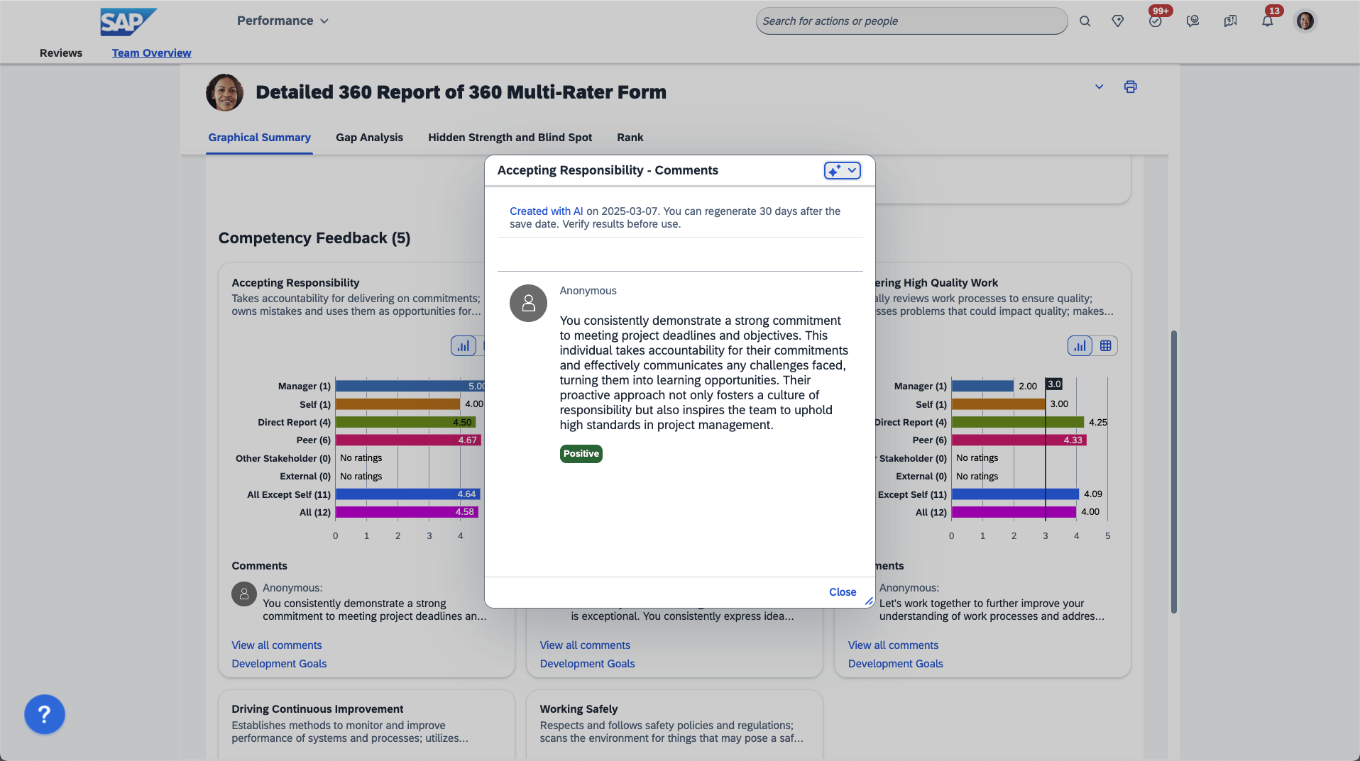 INTERFACCIA REALE · SUCCESSFACTORS PERFORMANCE & GOALS · FONTE: SAP NEWS