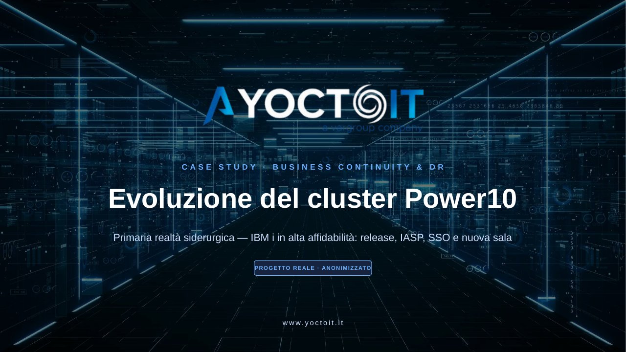 Evoluzione del cluster Power10