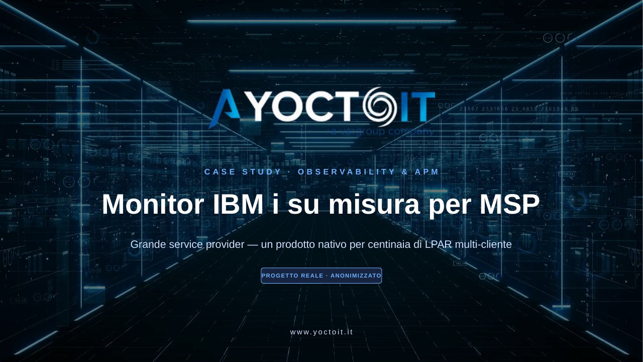 Monitor IBM i su misura per MSP