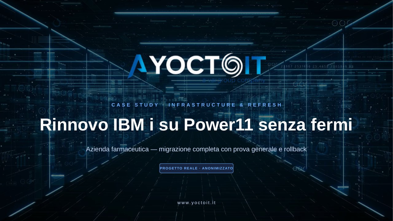 Rinnovo IBM i su Power11 senza fermi