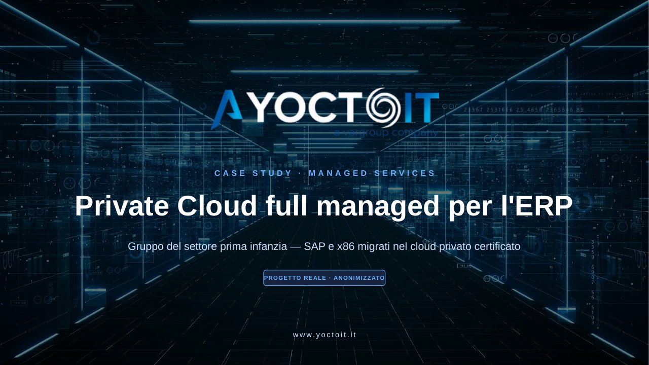 Private Cloud full managed per l'ERP