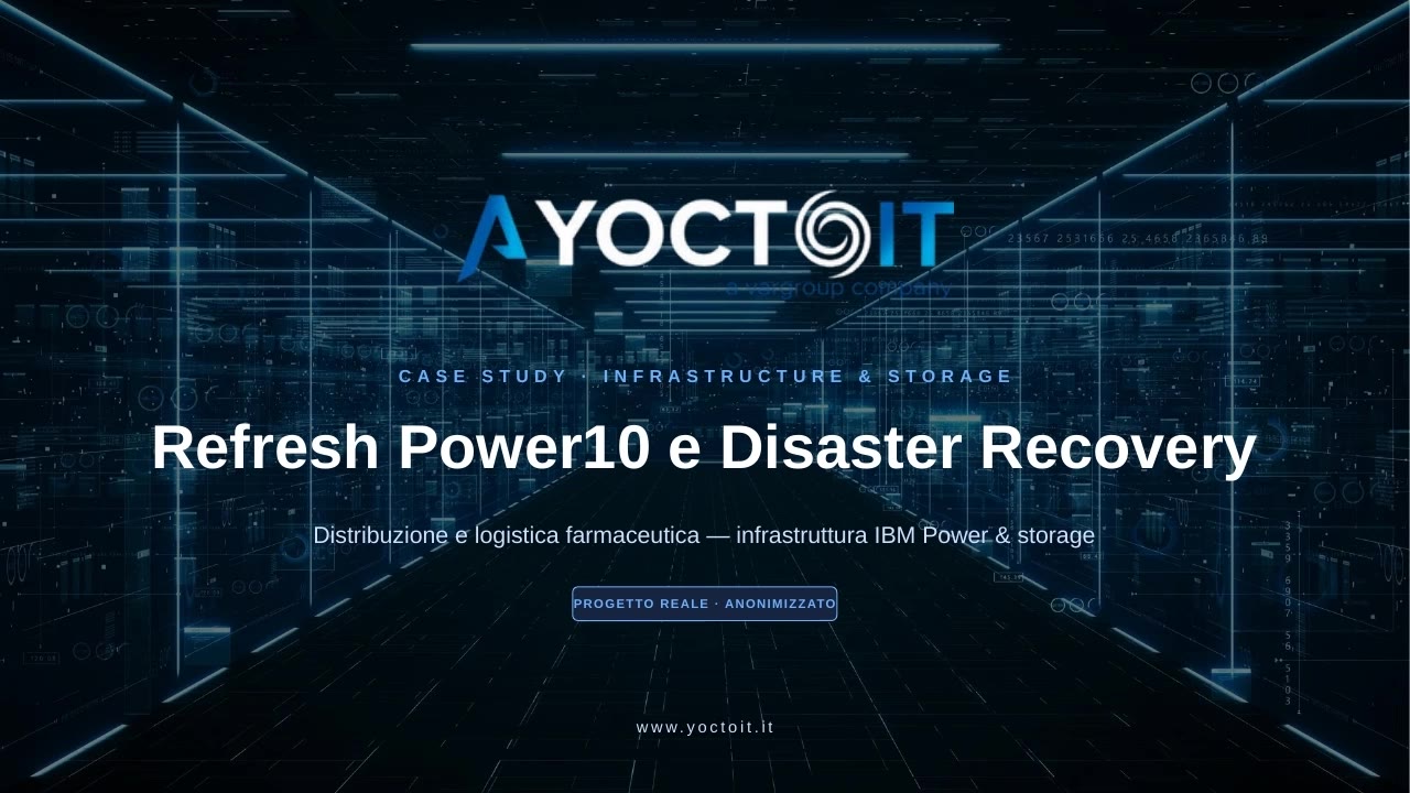 Refresh Power10 e Disaster Recovery