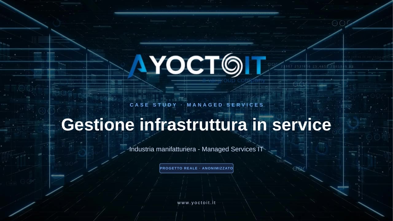 Gestione infrastruttura in service