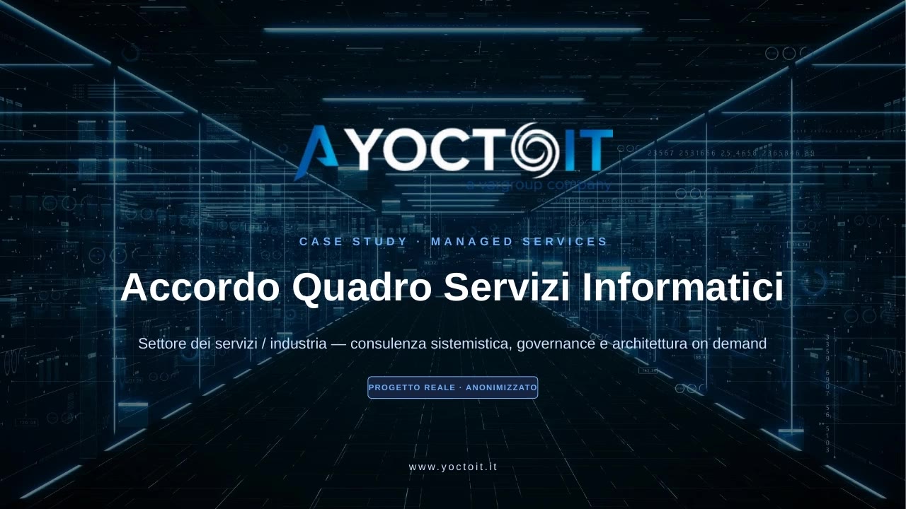 Accordo Quadro Servizi Informatici