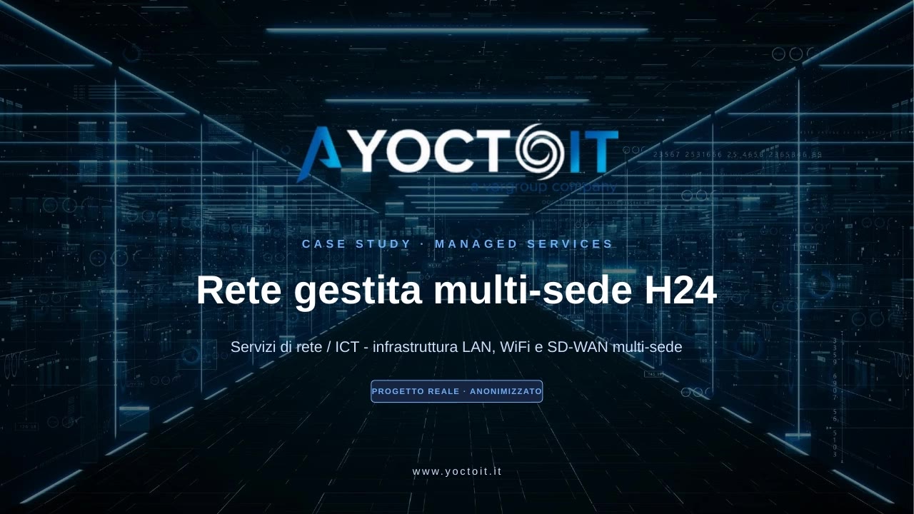 Rete gestita multi-sede H24