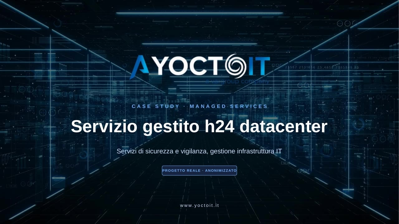 Servizio gestito h24 datacenter