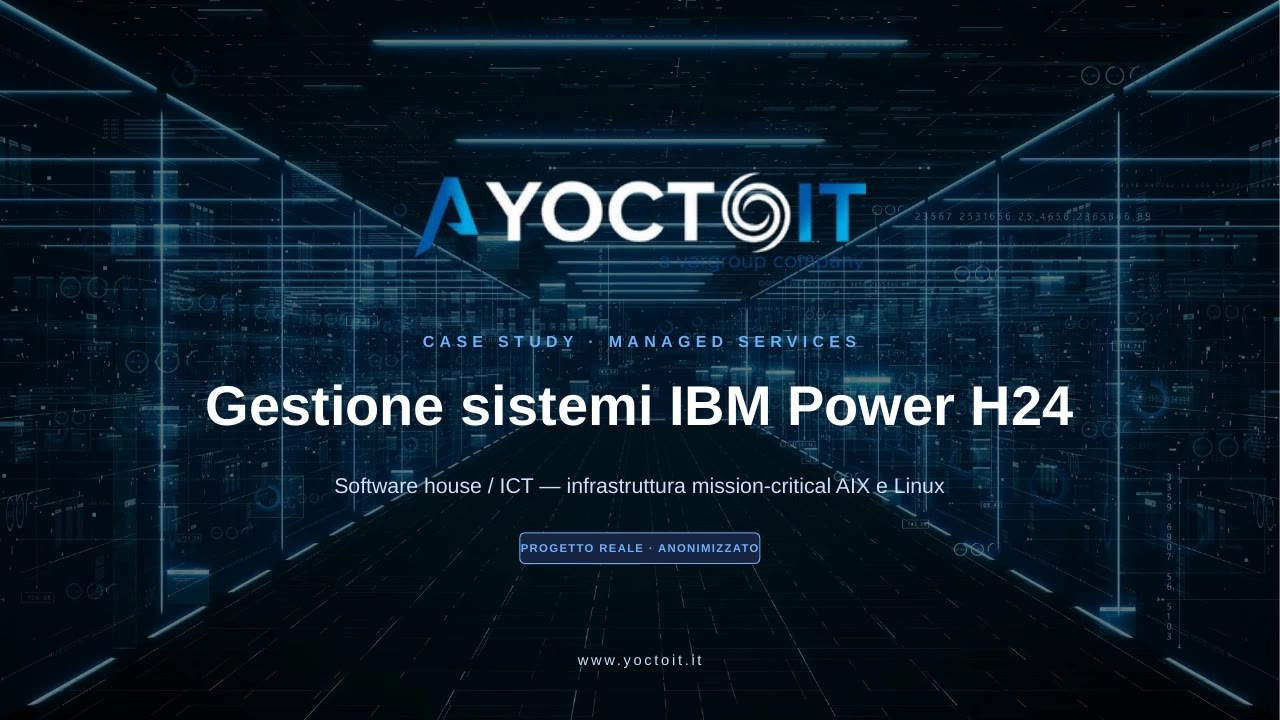 Gestione sistemi IBM Power H24