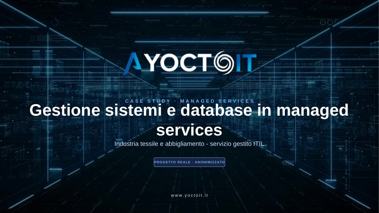 Gestione sistemi e database in managed services
