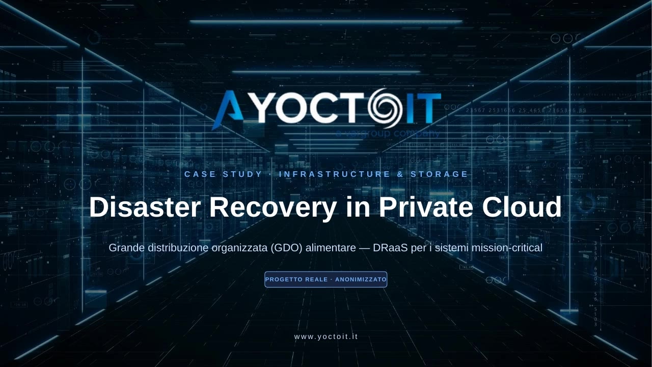 Disaster Recovery in Private Cloud