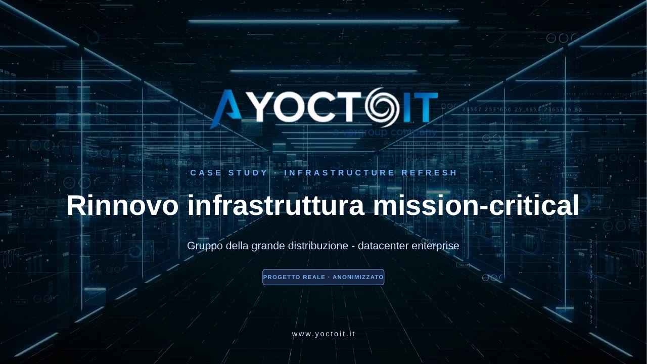 Rinnovo infrastruttura mission-critical